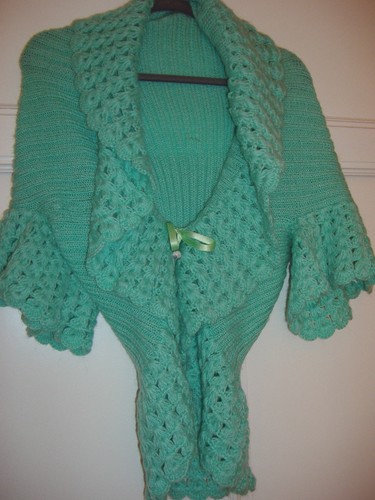 New Mint One Knitted Cardigan Green Anthropologie Size 0PO61q8