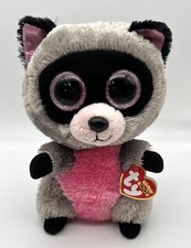 Ty Beanie Boos “Rocco” the Raccoon 9” Medium Plush Toy