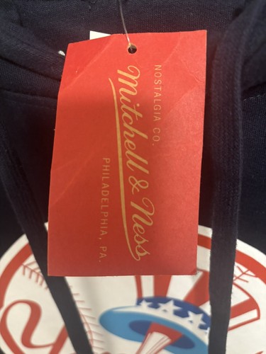 Authentic Mitchell and Ness New York Yankees Fleece Hoodie - blau - Bild 3 von 3