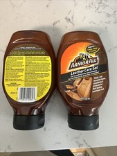 2-Pk Armor All LEATHER CARE GEL Clean Condition Protect ~ Lasting Luxurious Look