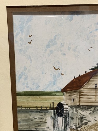 Beautiful Vintage Original Steven W. Schultz Watercolor  - Picture 3 of 9