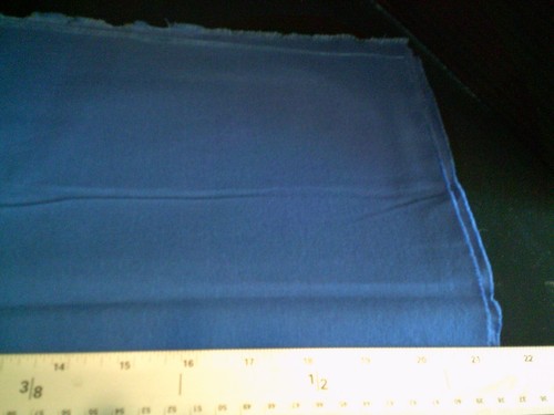 WASHED & IRONED Solid Blue, Royal Fat Quarter 18" X 21" Cotton Fabric - Picture 2 of 3