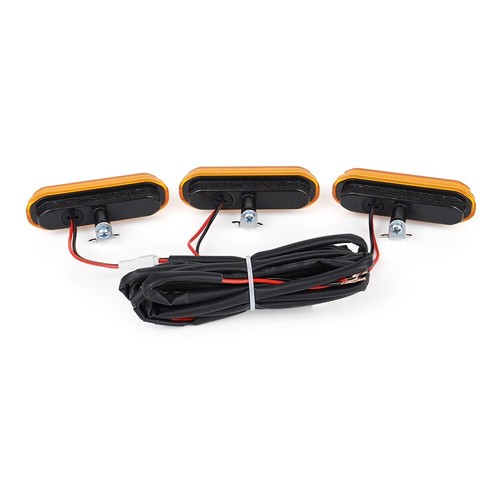 Juego de 3 PIEZAS Luces LED Parrilla Delantera Para Ford Bronco Sport 2021 2022 2023 - Imagen 11 de 15