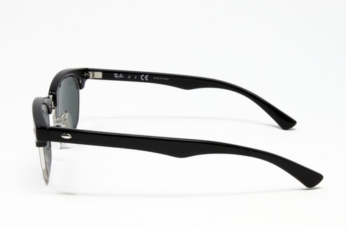 Ray Ban Junior Clubmaster RJ9050S-10071 Black 45mm Kids Boy's Sunglasses - Picture 3 of 5