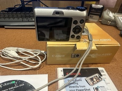Canon PowerShot A1200 12.1MP Digital Camera - Silver for