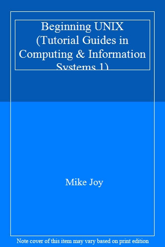 Beginning UNIX (Tutorial Guides in Computing & Information Syste - Picture 1 of 1