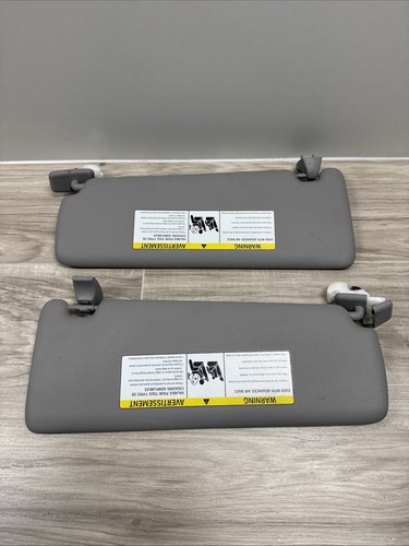 Pair Of Grey Sun Visors OEM 2014 2015 2016 BMW 328i 335i GT OEM - Picture 1 of 17
