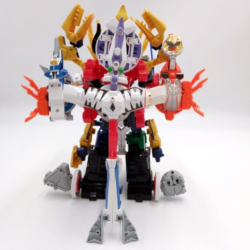 mini pla BANDAI Megazord Power Rangers Samurai Super Sentai Shinkenger Haoh - Foto 4 di 10