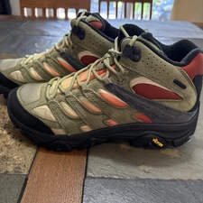 Merrell Moab 3 Vista Mid Mens 10.5 Mosstone Waterproof Hiking Boots J500521