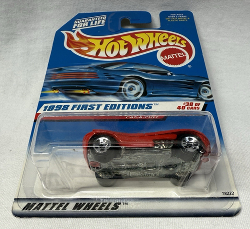 Hot Wheels 1998 First Editions #38 of 40 Cat-A-Pult Cheetah Race Car #681 B160 - Picture 4 of 5