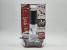 RoboStir Automatic Cordless Pot Stirrer 3-Speed NonStick Stir As You Cook TV New