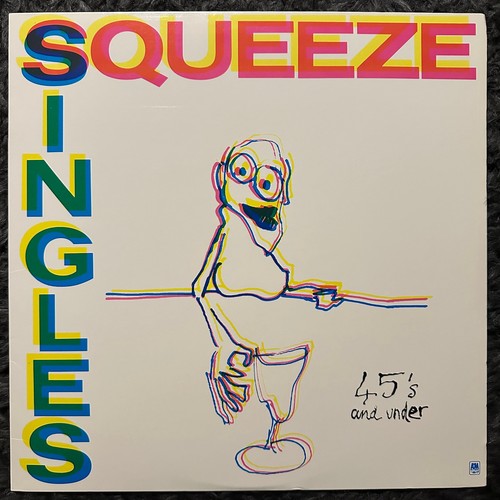 Squeeze Singles 45's And Under LP Vinyl Record 1982 A&M Compilation Pop Rock - Picture 1 of 4
