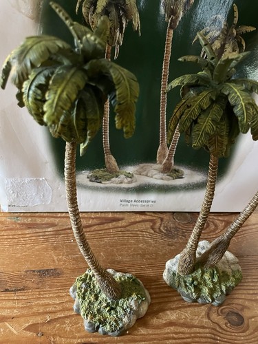 Dept 56 Palm Trees , Little Town of Bethlehem Village Accessories 52820 Retired - Picture 3 of 8