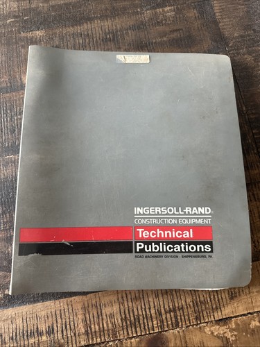 Compactador vibratorio Ingersoll-Rand SD-100/SD-150 manual de servicio 59399501 - Imagen 2 de 4