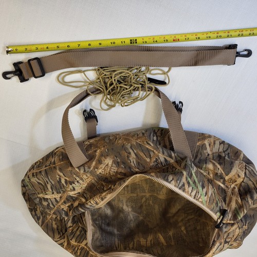 Avery Outdoors Floating Duffle Dry Bag Camo Duck Hunting Mossy Oak Bottomland - Picture 12 of 20