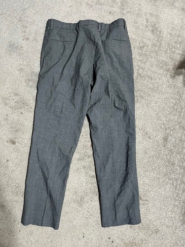 Buffalo David Bitton Polyestermischung Herren Hose mit flacher Vorderseite 32 x 29 grau - Bild 3 von 5