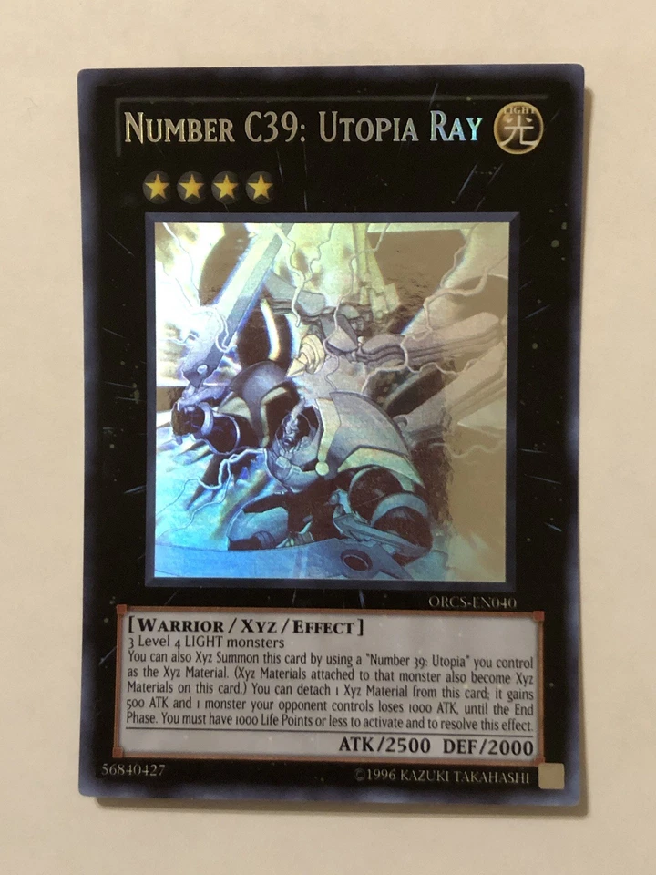 Número C39: Utopía Ray ORCS-EN040 Fantasma Raro 1ª Edición (Nuevo) Order of Chaos YuGiOh! Foto 4 de 4