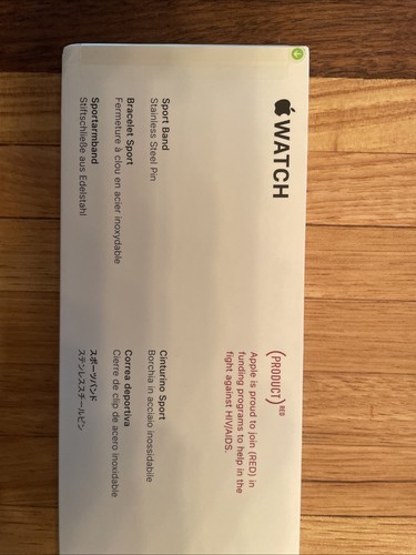 OEM Oryginalny pasek sportowy Apple Watch Series 8 czerwony - 45mm / (M / L) - Zdjęcie 2 z 3