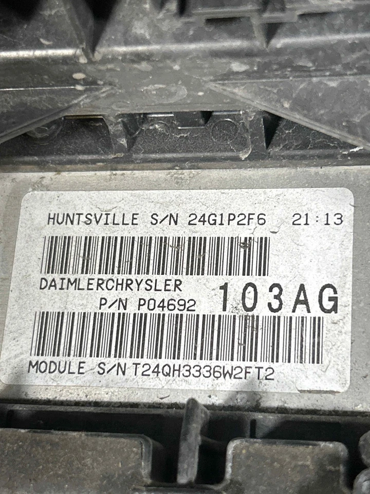 Fits 2007 Dodge Durango Chassis Brain Box OEM:04692103AG Foto 4 de 4