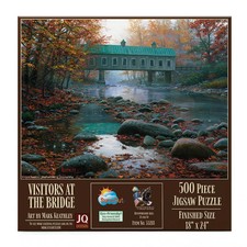 Visitors at the Bridge 500pc 18"x24" Landscape Puzzle