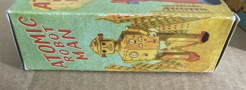 SCHYLLING ATOMIC ROBOT MAN Tin Wind-Up Vintage Collectible 1997 With Key - Picture 8 of 17