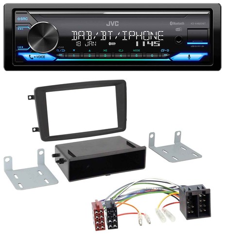 JVC Bluetooth DAB USB MP3 Autoradio für Mercedes C-Klasse CLK Vito Viano - Bild 1 von 8