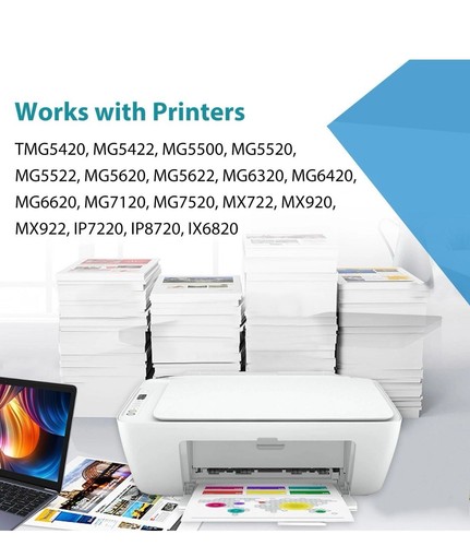 5pk Ink Cartridge For Canon PGI-250XL CLI-251XL Pixma MG5420 MG5520 MX722 MX922 - Picture 2 of 5