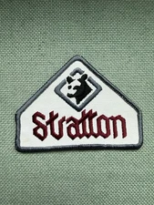 Vintage Stratton Vermont Ski Resort Patch 1980's Embroidered