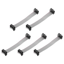 5 PCS IDC Flat Ribbon Cable 2.54mm Pitch 12mm Width 10cm Long 10 Pin FC