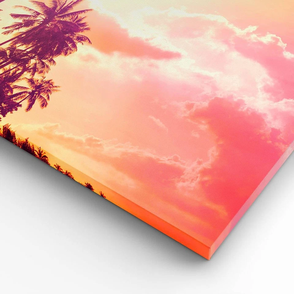 Cuadro Sobre Lienzo 120x80cm Cuadros Pared palmera jungla Wall Art Prints Decor - Imagen 4 de 4