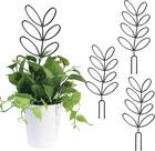 3 Pcs Leaf Shape Plant Trellis for Climbing Plants, 12.2 Inch Plant Trellis Indo