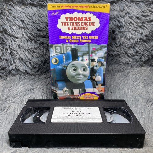 Thomas the Tank Engine & Friends Thomas Meets the Queen Other Stories VHS Train - Picture 1 of 8