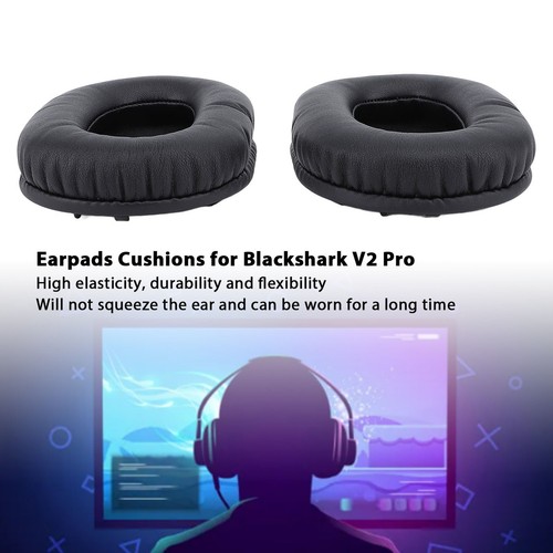 Ear Pads Replacement For Blackshark V2 Pro Protein PU Leather Memory Foam E DY9 - Picture 12 of 12