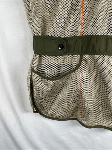 Bob Allen Men's Hunting Shooting Full Zip Vest Green/Beige Tag Size Xl/2Xl - Picture 7 of 17