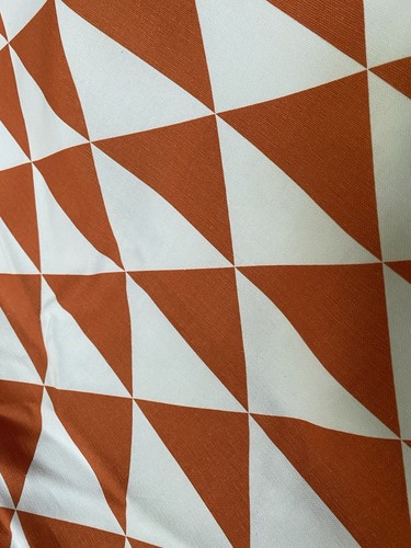 3.5 yds 100% linen Fabric Made In USA Summer Outdoor Home Decor Geometric - Picture 4 of 5