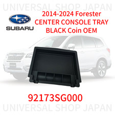 SUBARU GENUINE 2014-2024 Forester CENTER CONSOLE TRAY BLACK Coin OEM 92173SG000