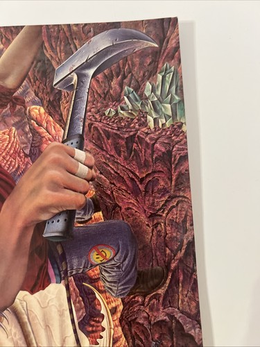 Vintage 90s Mead Portfolio Folder"No Rules'' Xtreme Rock Climbing Dinosaur-Bull - Picture 8 of 19