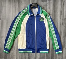 DOLCE & GABBANA MEN’S COLOR-BLOCK TRACK BOMBER JACKET IT 48