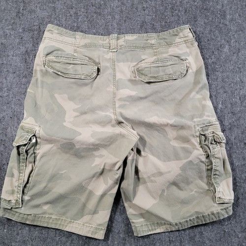Vintage Hollister Camouflage Cargo Short Herren 33/34 Cali Longboard Fit 90er Retro 781 - Bild 14 von 17