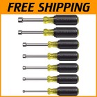 Magnetic Nut Drivers, 7 Sizes, Cushion-Grip Handles