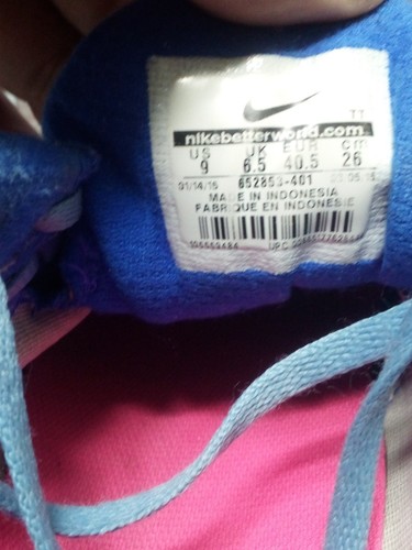 Talla 9 - Zapatillas bajas Nike Flex Experience Run 3 azules para mujer - #652853-401 - Imagen 6 de 7