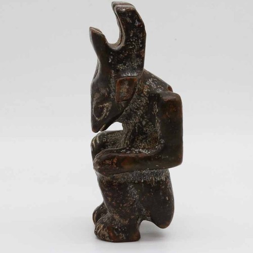 Chinese culture , carved jade seated immortal shaped oranment Sun god C455 - Picture 2 of 7
