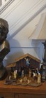 Vintage Nativity Display Scene
