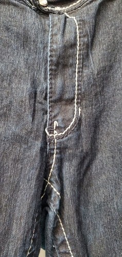 Jeans donna Angel bootcut bling tasche con patta cuciture argento taglia 22 - Foto 8 di 14
