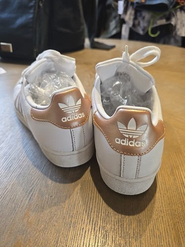 Adidas Superstar weiß kupfer/roségold metallic Damengröße 6,5. - Bild 5 von 16