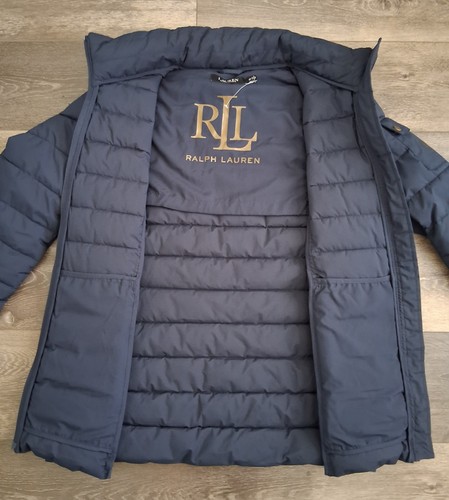 Lauren Ralph Lauren Quilted Puff Jacket Packable Navy Womans Size XSmall - Picture 3 of 11