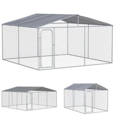 PawHut Dog Kennel Outdoor Dog Playpen w/ Cool Shade Lock