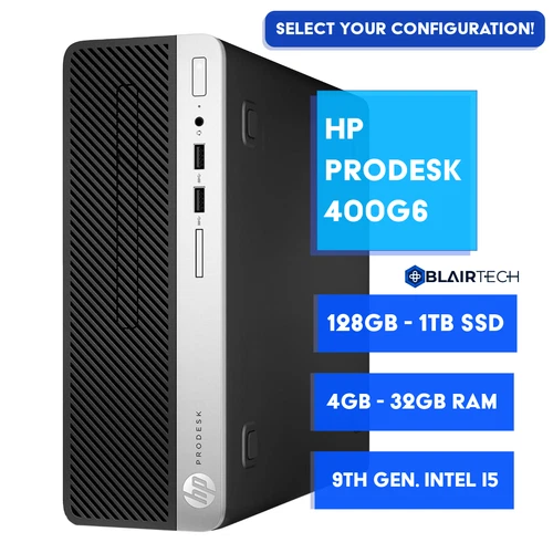HP Custom Desktop Computer- Intel i5 9th Gen. | 4GB-32GB, 128GB-1TB | Windows 11