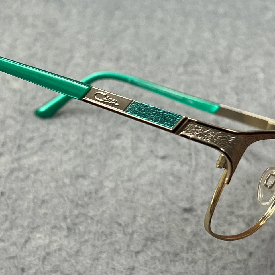 Monturas de gafas Cazal 4233 003 dorado verde borde completo 53-16-135 titanio Alemania Foto 4 de 4