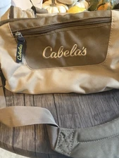 Cabelas Catch All Gear Bag Weather Resistant Tan Polyester  Discontinued NWT